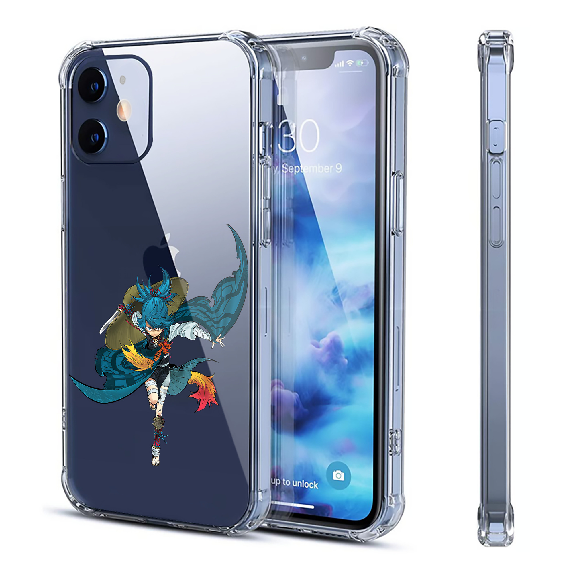 （画像用） 刀剣乱舞 Touken Ranbu 【iPhone 12シリーズ対応】透明スマホケース（クリアソフトケース）
